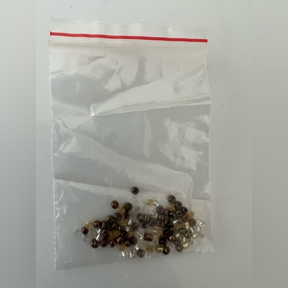 NWT MONI Couture Beaded Olive Green Amber Brown Formal Clutch With Bronze Accent - Picture 10 of 15